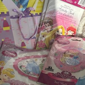 Disney Princess Party Favor Set - Pink and White